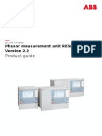 1MRK511410-BEN D en Product Guide Phasor Measurement Unit RES670 Version 2.2