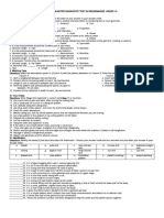 1st-Quarter Diagnostic Test in Dressmaking 2023-2024