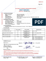 Test Report: National Quality Testing Laboratories Division