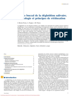 Temps Buccal de La Déglutition Salivaire. Physiologie Et Principes de Rééducation