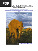 Sustaining The Earth 11th Edition Miller Solutions Manual