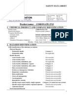 Product Name: CORONATE 2715: Safety Data Sheet