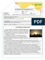 Substitutiva Geo P1 3º Bimestre