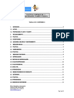 POLÍTICA No. 1 PROPIEDADES, PLANTA Y EQUIPO