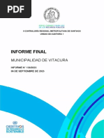 Informe Final de Auditoría Municipalidad de Vitacura Septiembre 2023