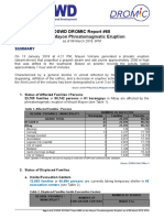 DSWD DROMIC Report #68 On The Mayon Phreatomagmatic Eruption As of 08 March 2018, 6PM