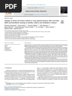 Changes in Brain Activation Related To Visuo-Spatial Memory After Real-Time