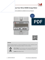 3ph Din-Rail Energy Meter (EM519032+EM519033+EM519024) - Technical Data Sheet