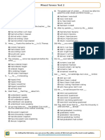 1390 Mixed Tenses Test 2