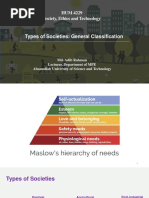 Chapter 1 - Types of Societies - General Classification - Slide