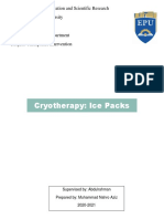 CryotherapyIce Packs