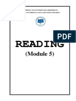 Reading: (Module 5)