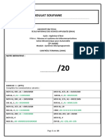 CONTROLE TERMINAL Miscroprocesseur