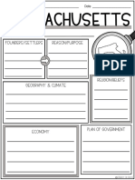 13 Colonies Graphic Organizers