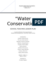 LESSON PLAN Water Conservation