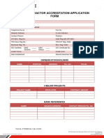 Subcontractor Accreditation Application Form