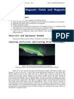 Lesson 2.1 - Magnetic Field and Magnetic Forces