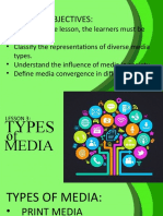 MIL Lesson 3 Types of Media