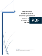 Exploration Des Enzymes Sériques Et Tissulaires