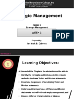 3 CBMEC 1 Strategic Management - Business Mission and Vision