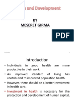 Health and Development