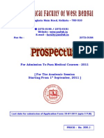 Prospectus 2011 para Medical Course