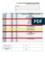 Timesheet Pt. Hyundai Juni