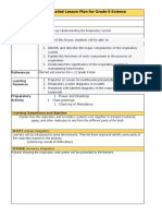 7es Respiratory System Lesson Plan