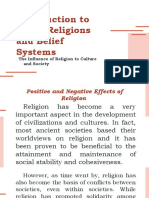 Introduction To World Religions and Belief Systems - Lesson 2