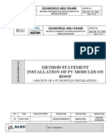 MS - PV Module Installation On Roof