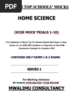 Home Science 2023 Top School's Mocks