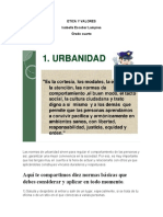 Urbanidad Etica