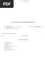 3c.ley de Ohm y Resistencias Eléctricas