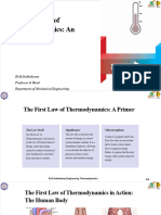 The First Law of Thermodynamics An Introduction