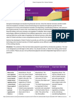 Fintech Comparison Tool - Dentons Publisher