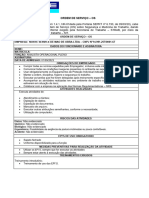 Ordem de Serviço - Analista Operacional Pleno