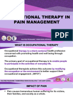 Occupational Therapy in Pain Management