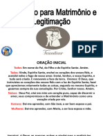 1º Encontro - Formação para Matrimônio e Legitimação - 2023