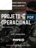 Projeto Operacional EBN - 3º SIMULADO (INGLÊS e ESPANHOL) - PMPB