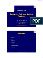 Lecture 09-Design of Wall and Column Footings Color