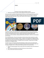 Year 9 Topic 1 Climate Change