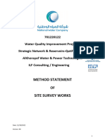 Site Survey - Method of Statement