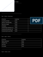 Workout Split For Hourglase Shape