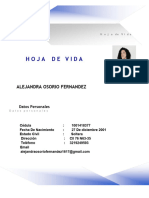 Hoja de Vida Alejandra