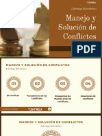 Manejo y Solución de Conflictos