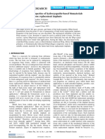 Processing and Properties of Hydroxyapatite-Based Biomaterials For Use As Hard Tissue Replacement Implants