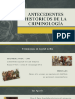 Antecedentes Historicos de La Criminología