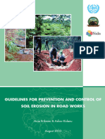 Guidelines For Prevention and Control of Soil Erosion in Road Work