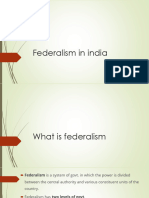 Federalism and India