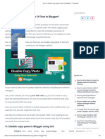How To Disable Copy Paste of Text in Blogger - Techyleaf